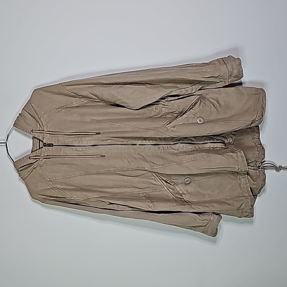 American Eagle Outfitters Tan Hooded Jacket - Picture 1 of 8